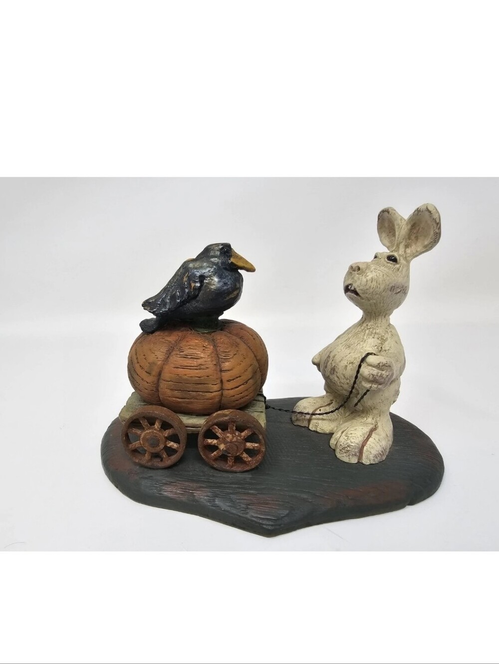 American Chestnut Folk Art 2002 Pumpkin Patch Friend Coyne's & Co. Figure
